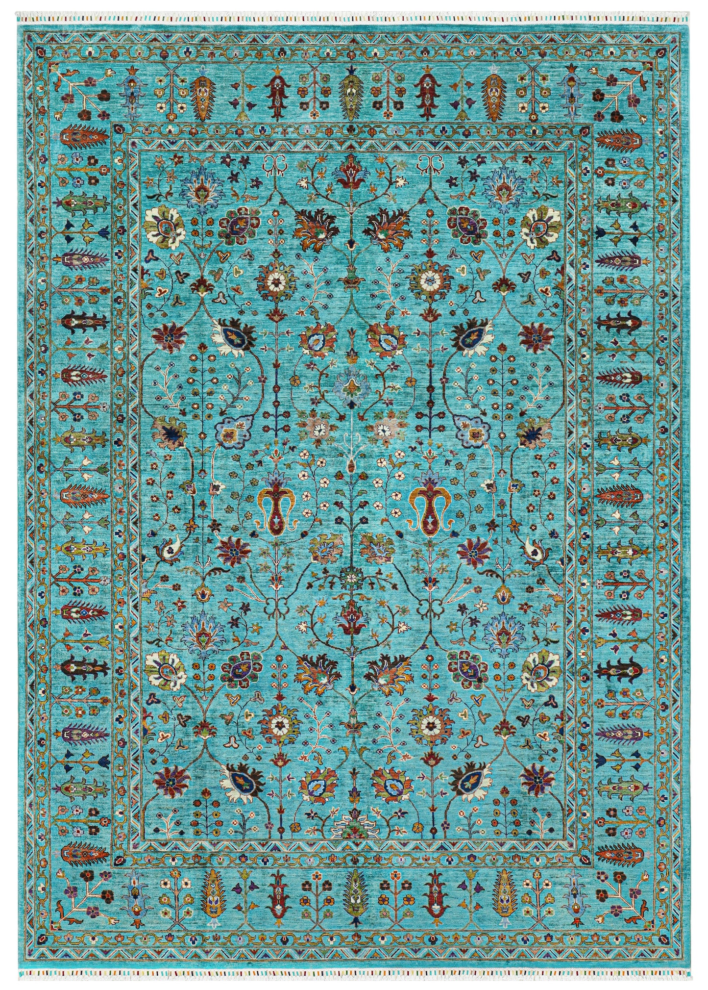 Supreme Sultani Blue Rug - 3.69*2.75
