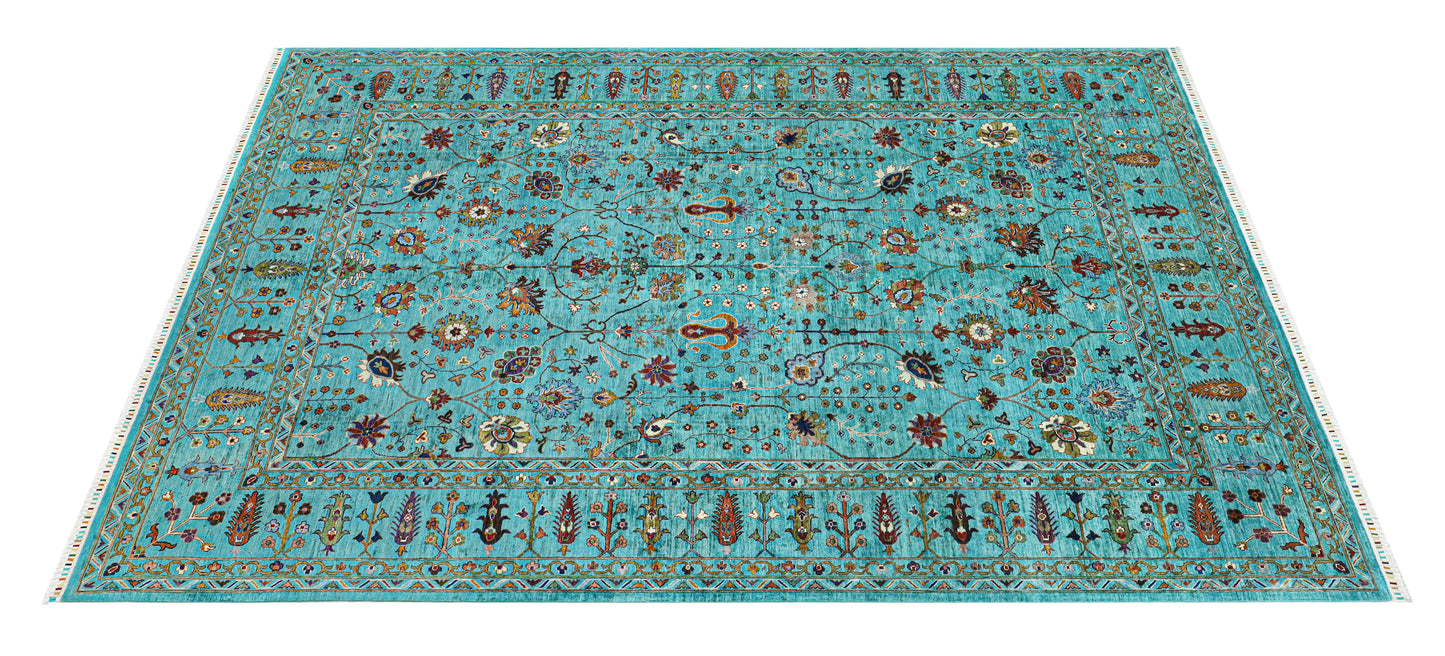 Supreme Sultani Blue Rug - 3.69*2.75
