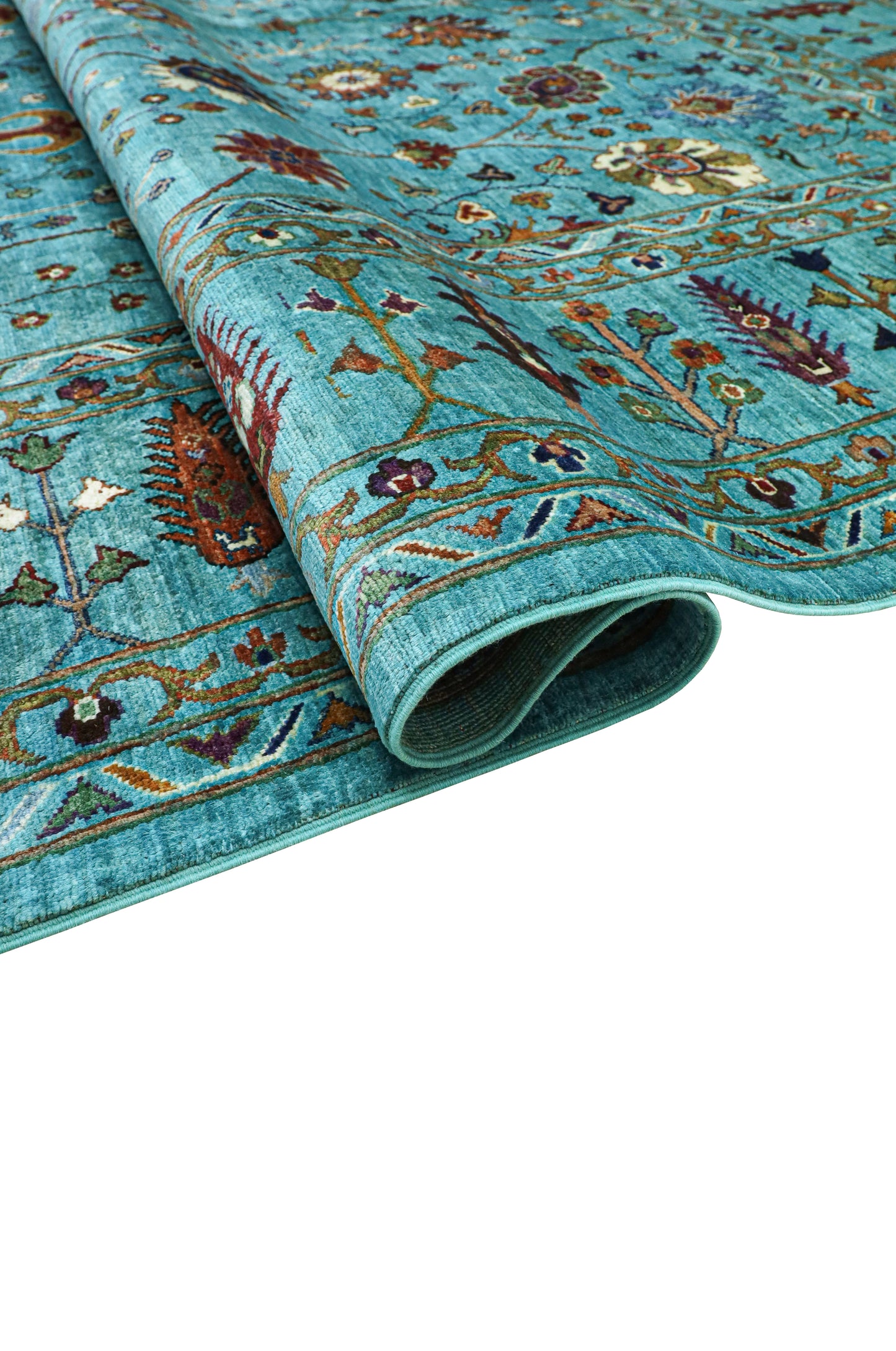 Supreme Sultani Blue Rug - 3.69*2.75