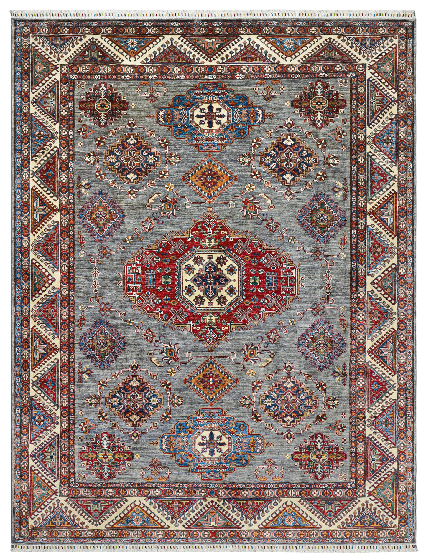 Supreme Kazak Grey Rug - 3.16*2.42
