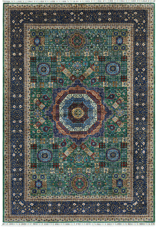 Mamluk Green Rug - 2.97*2.02