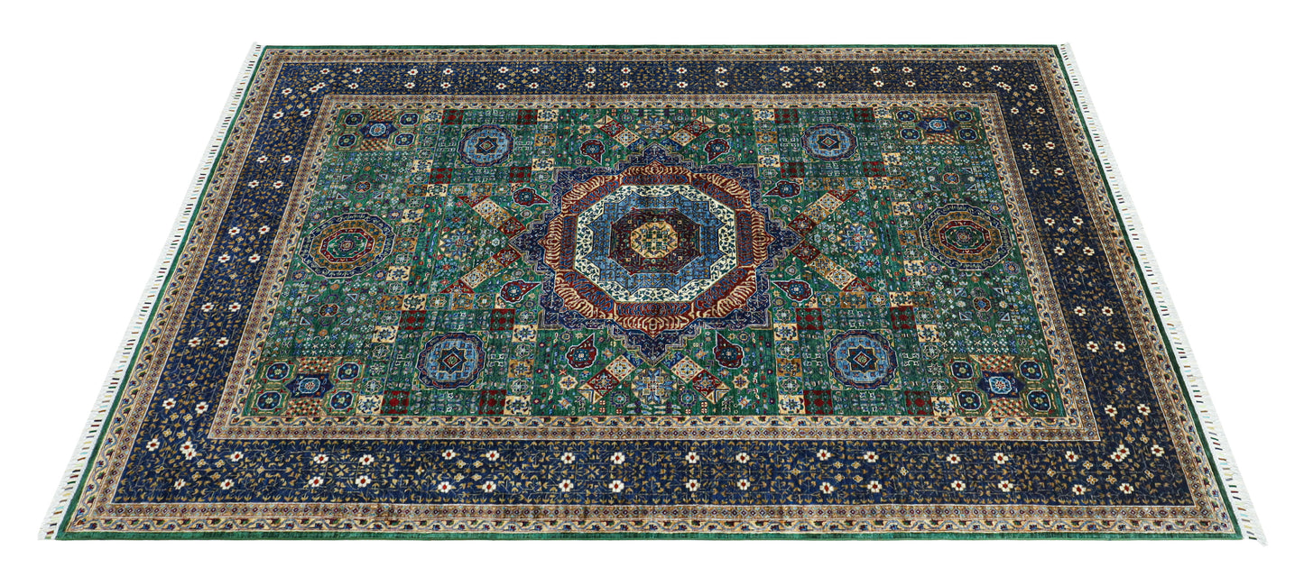 Mamluk Green Rug - 2.97*2.02