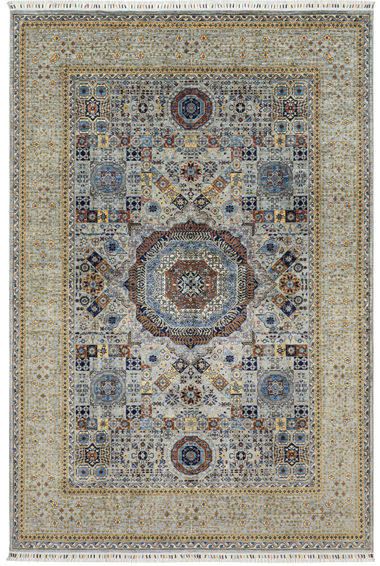 Mamluk Creame Rug - 3.03*2.04